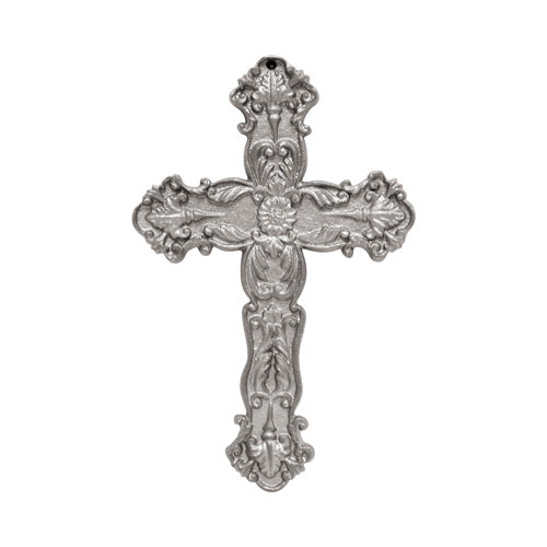 Victorian Cross - Cast Iron - 6-1/2" Inch W x 10" Inch H - Multiple Finishes Available - Sold Individually