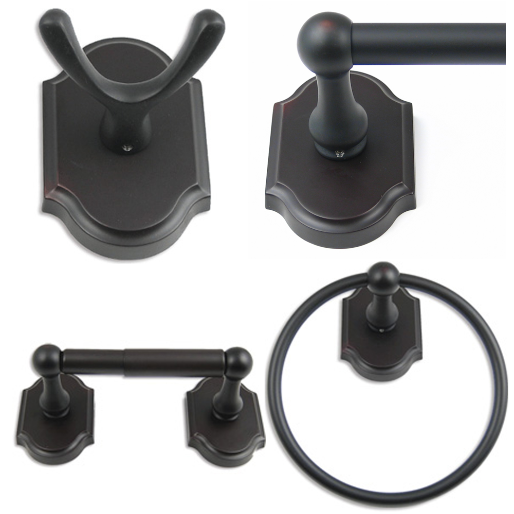 Wenmoor Bathroom Hardware Collection - Oil Rubbed Bronze Finish - Sold as Set