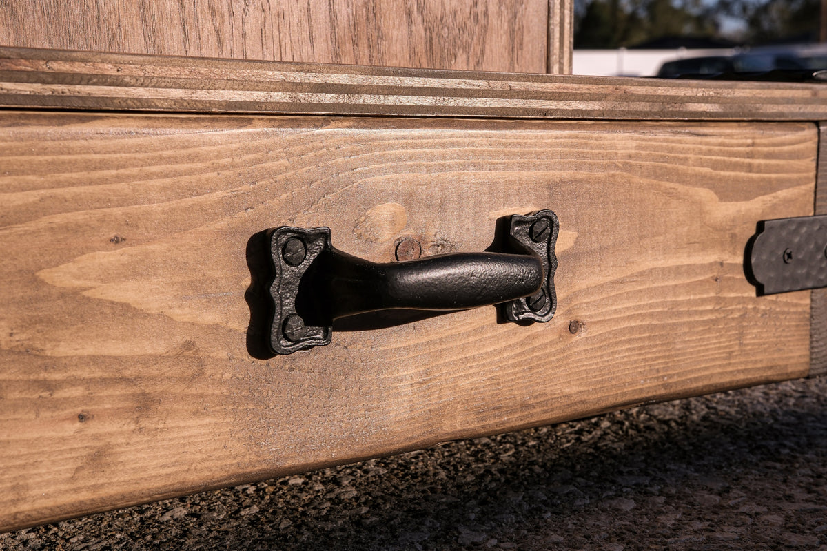 Portable Saloon - Whisky Bar - Solid Oak - Made in the USA