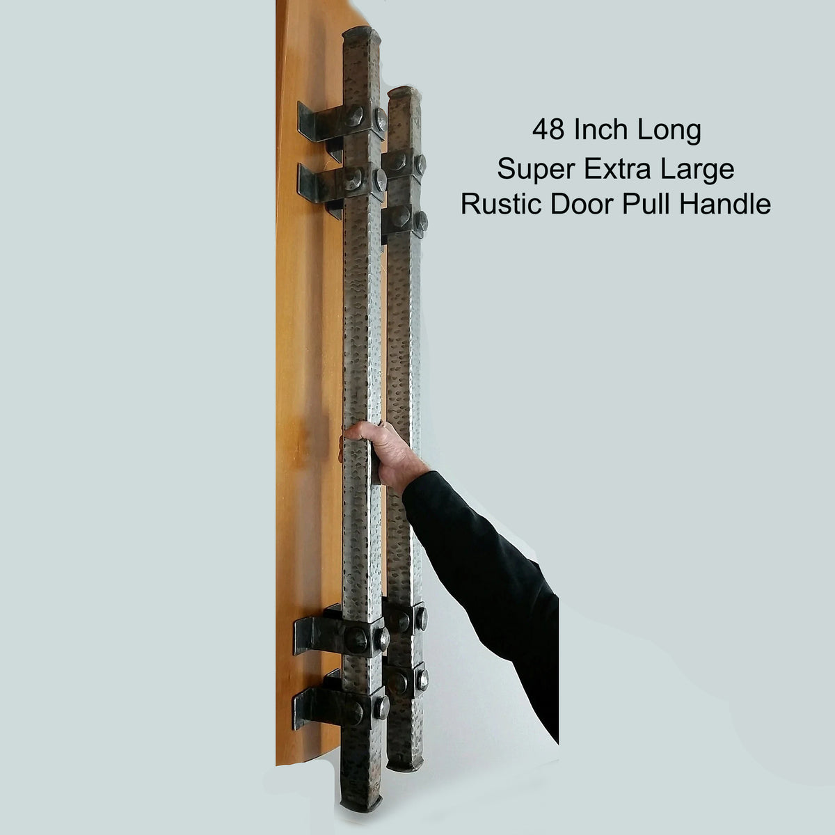 Extra Large Size Door Handle Pull Rustic (Over 48" long)
