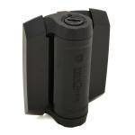 Self-Closing Gate Hinges - Gate Gap (11/32”- 1") - Black Finish - For Metal Gates - 2 Pack