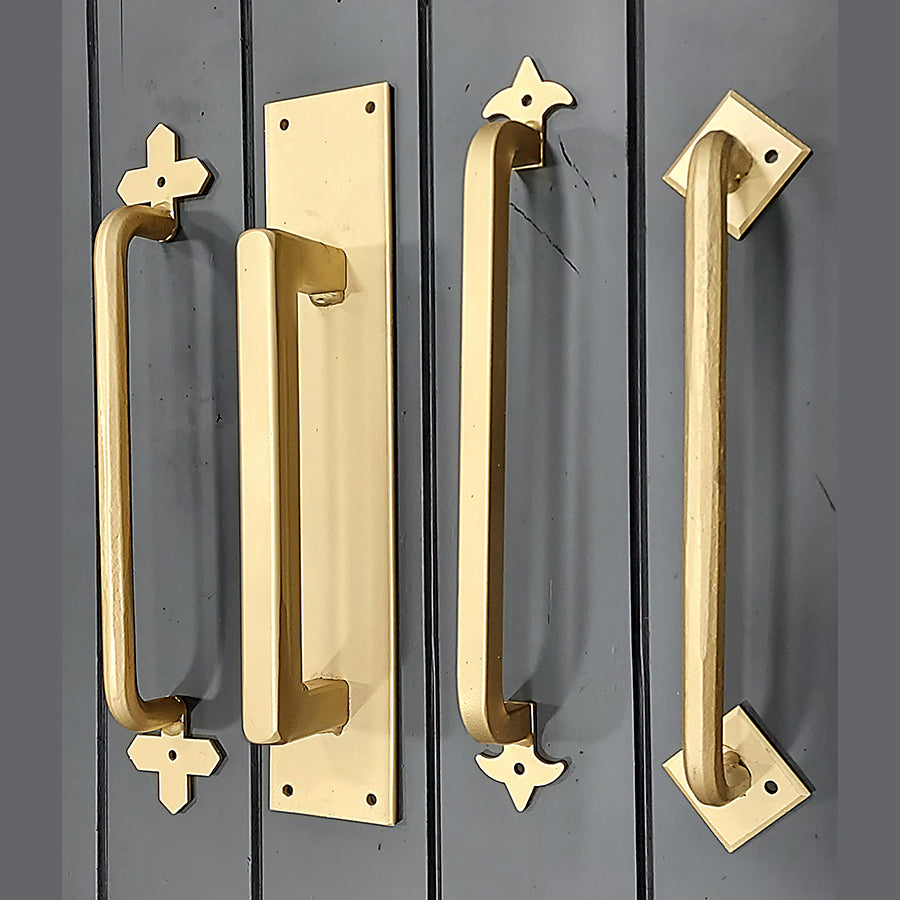 Gold Barn Door Handles Pulls - Several Styles