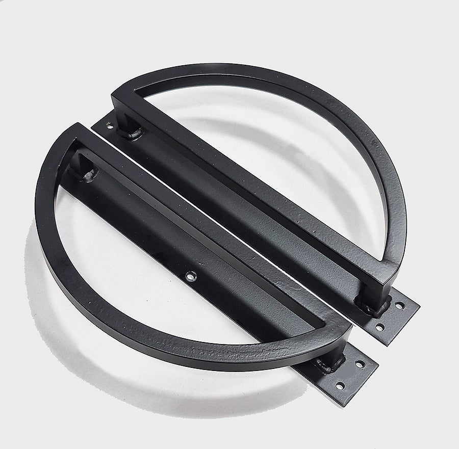 Modern Circular Door Pulls for Interior or Exterior Doors - sold as pair - Multiple Finishes Available