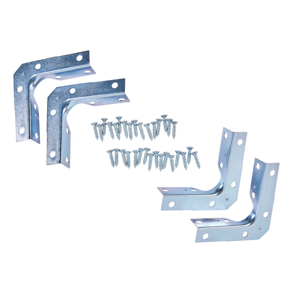 Corner Brace - Zinc Plated - 4 Pack