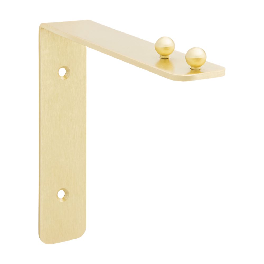 Hanging Plant Wall Bracket - Black or Brushed Gold - Sold Individually