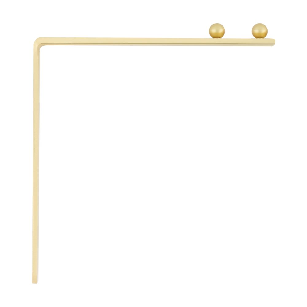 Hanging Plant Wall Bracket - Black or Brushed Gold - Sold Individually