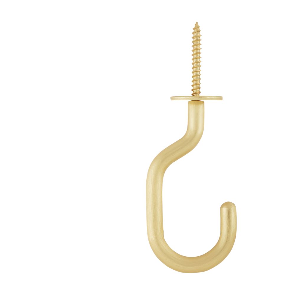 Modern Ceiling J Hook - Multiple Finishes - Sold Individually