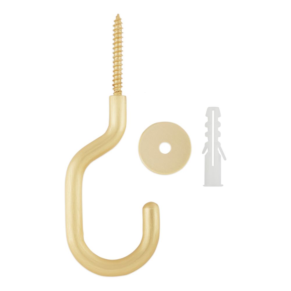 Modern Ceiling J Hook - Multiple Finishes - Sold Individually