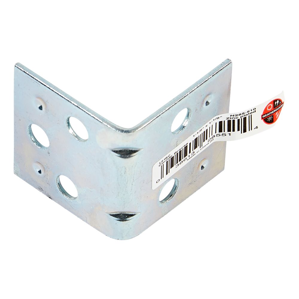 Corner Brace - Zinc Plated - Sold Individually