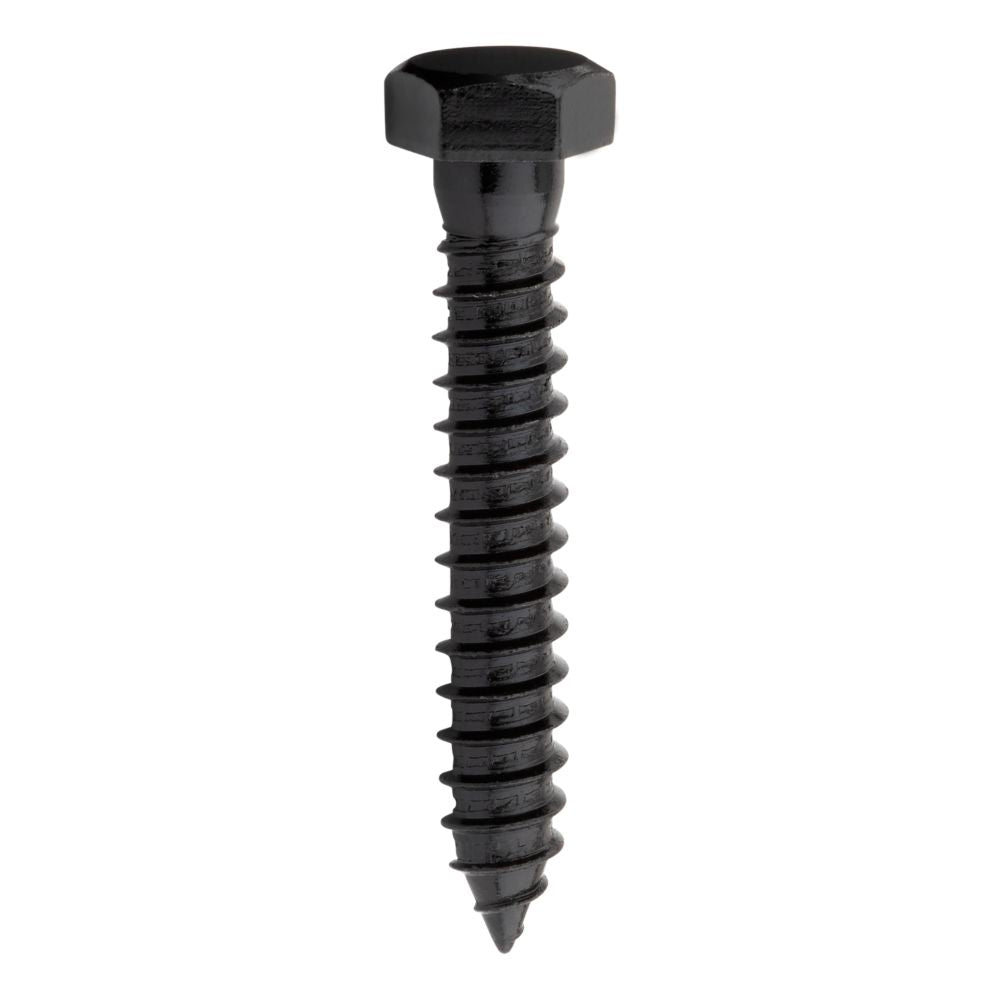 Black Lag Screws - Multiple Sizes Available