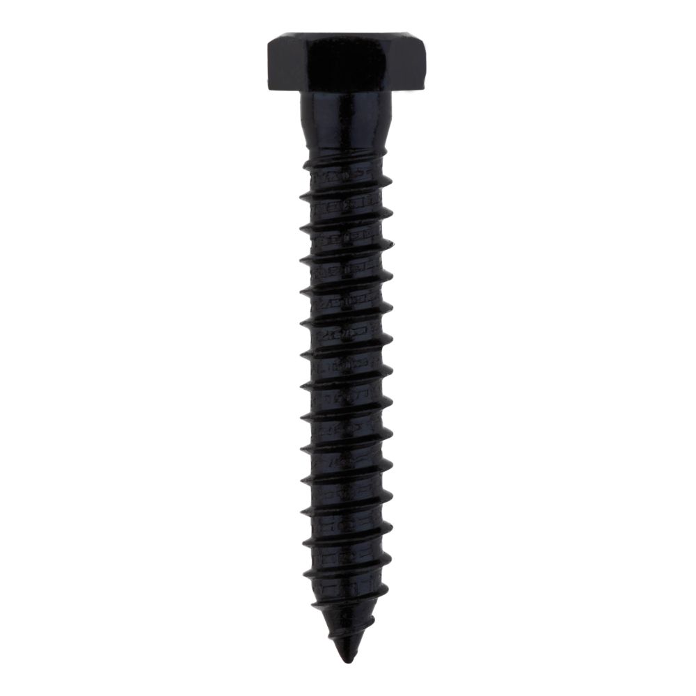 Black Lag Screws - Multiple Sizes Available