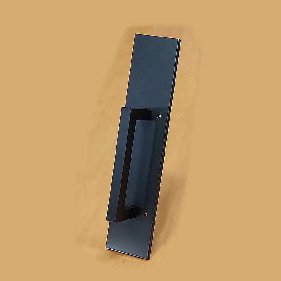 Plain Rectangular Style Door Pull - Barn Door Handle - 10 Inches - Multiple Finishes Available