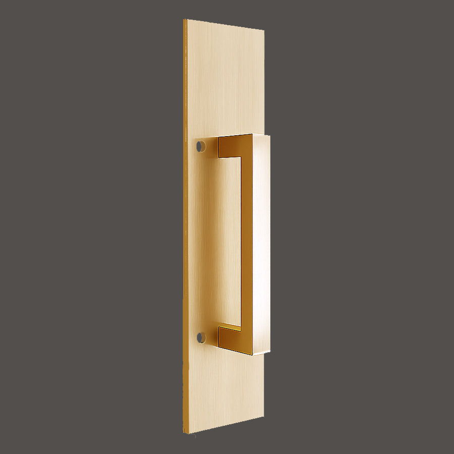 Plain Rectangular Style Door Pull - Barn Door Handle - 10 Inches - Multiple Finishes Available