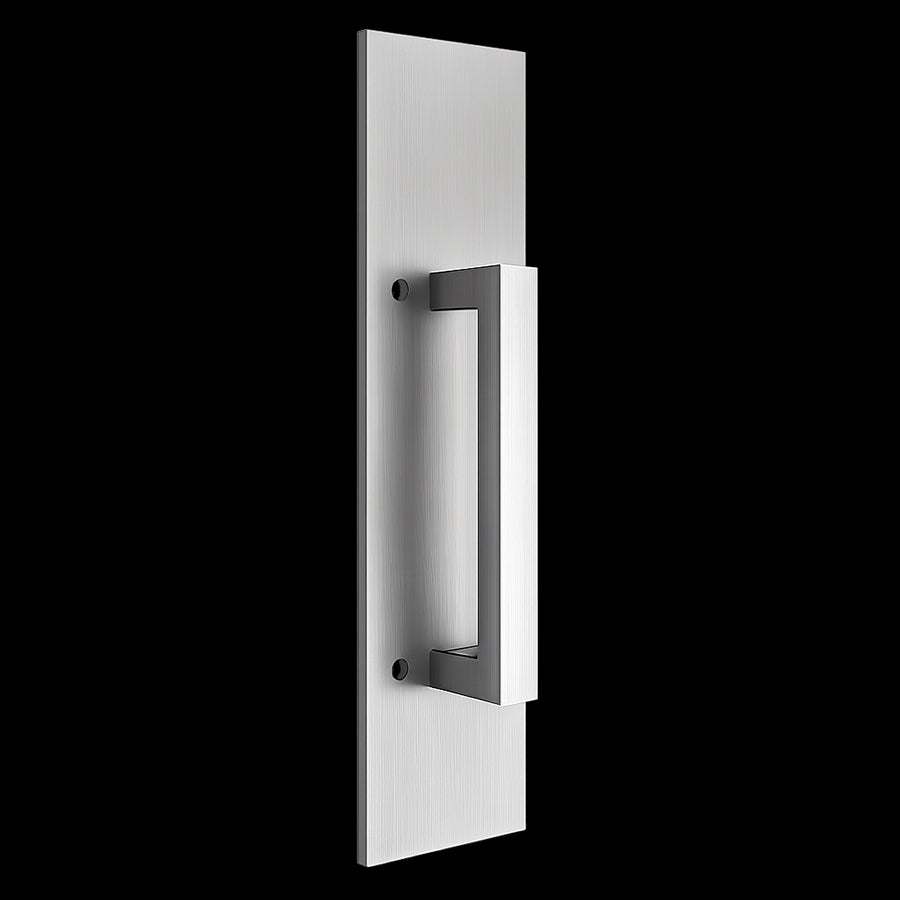 Plain Rectangular Style Door Pull - Barn Door Handle - 10 Inches - Multiple Finishes Available