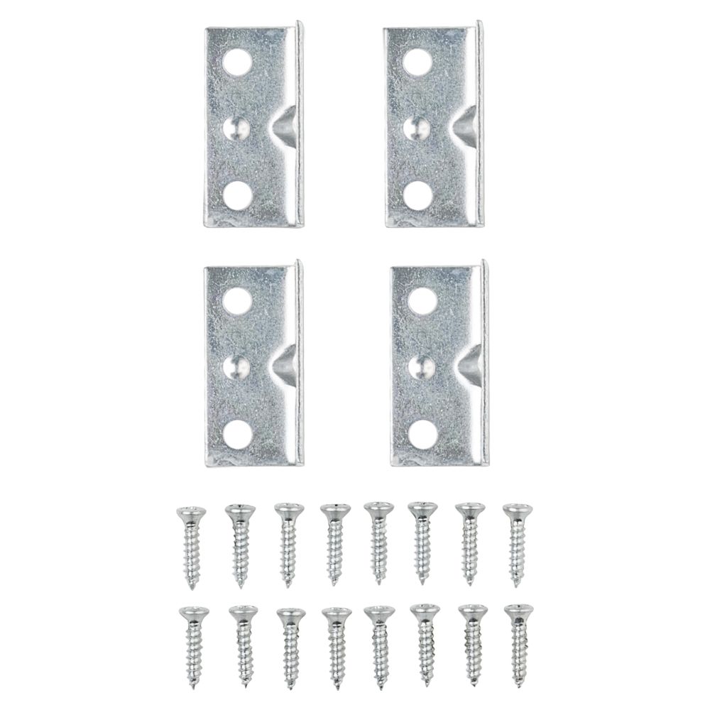 Corner Brace - Multiple Sizes Available - Zinc Plated - 4 Pack