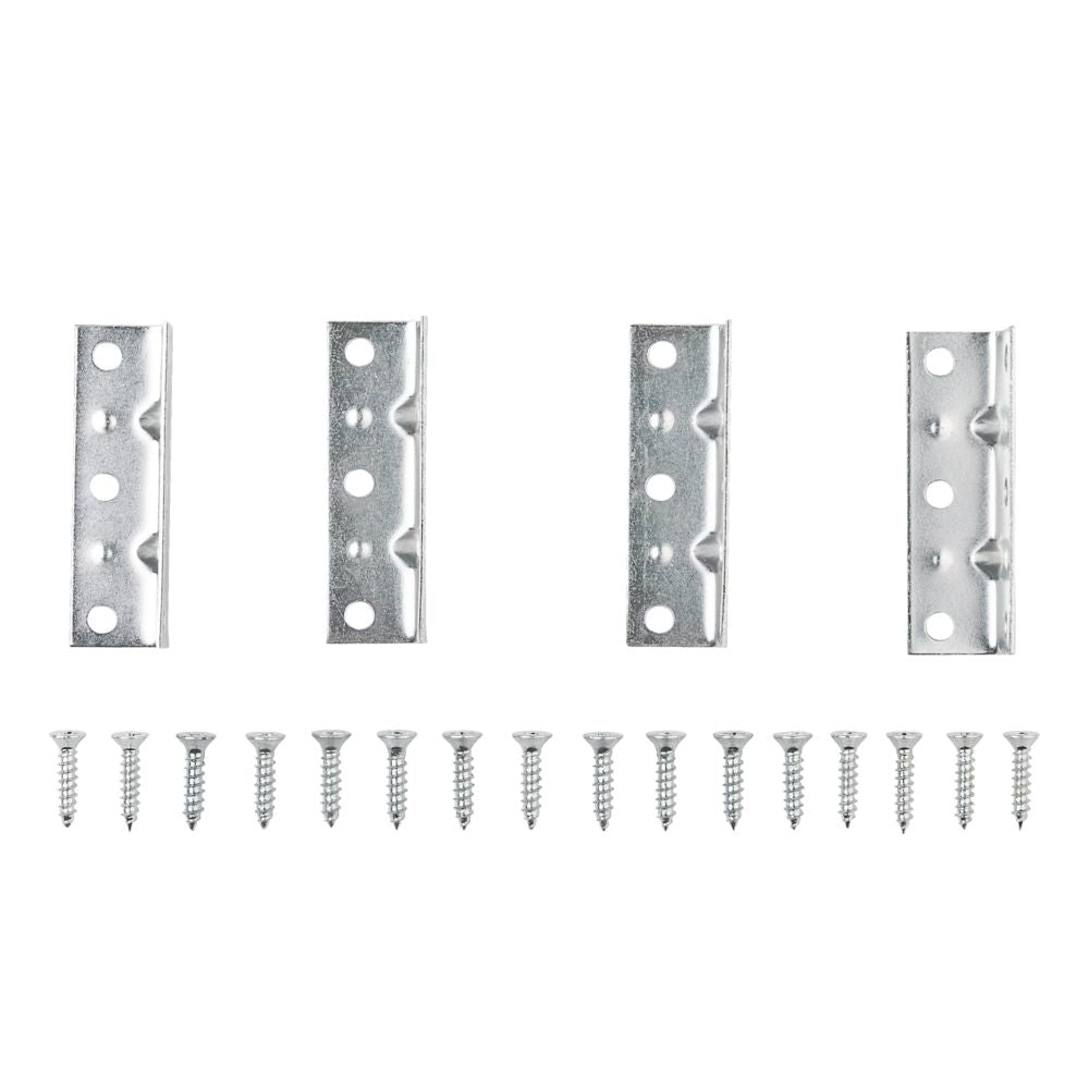 Corner Brace - Multiple Sizes Available - Zinc Plated - 4 Pack