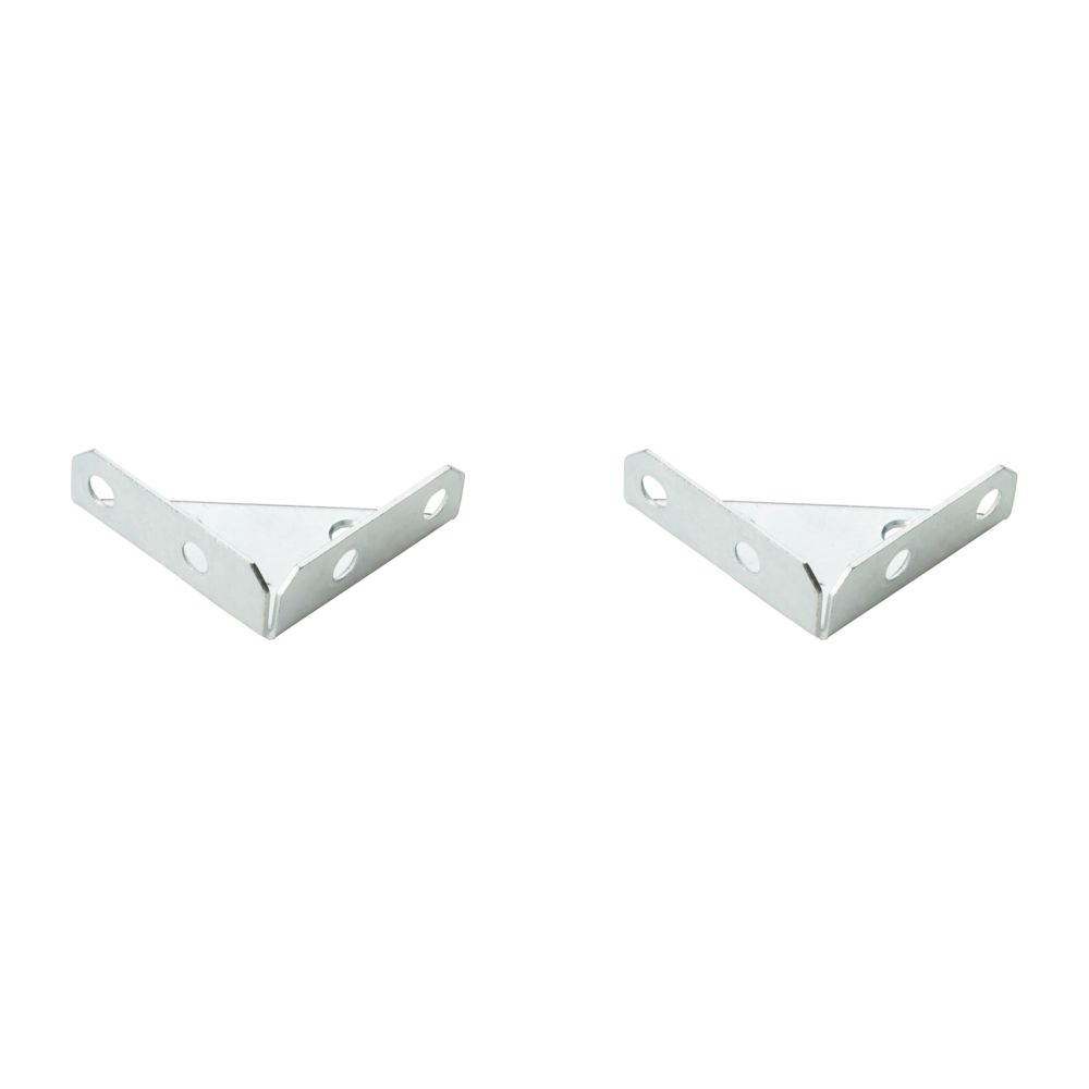 Corner Brace - Multiple Sizes Available - Zinc Plated - 2-Pack