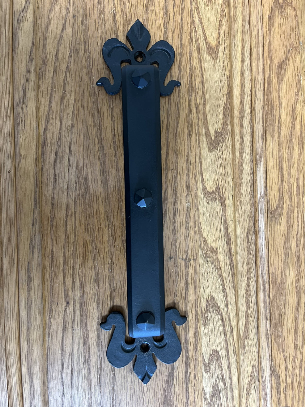 Clearance-Door Handle With Fleur De Lis Mounting plates-BPC