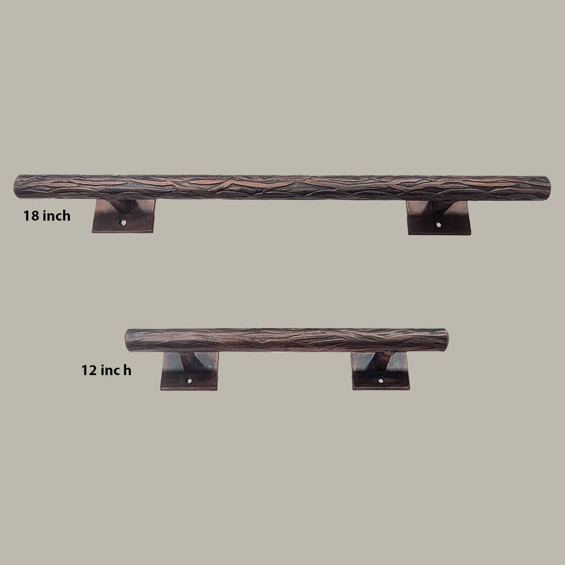 Barn Door Handle, Tree Branch Door Pull #2 - 18" handle