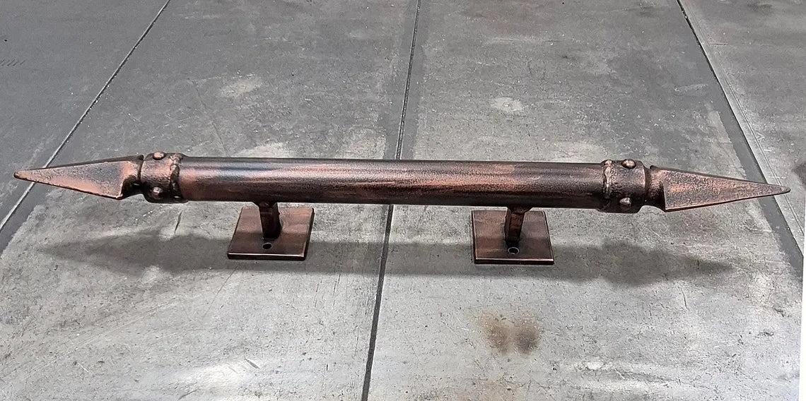 Viking Door Pull,  Large, Decorative Iron Door Pull