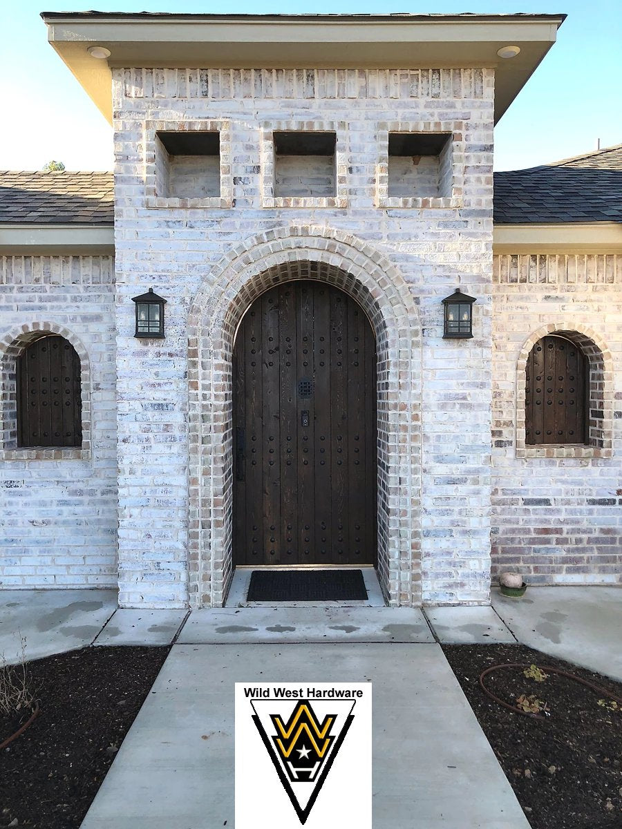 Speakeasy Grille, Peephole,  Iron Door Viewer, "Old Hacienda Style"  (2 pc. Iron Speakeasy Door Viewer Kit) - Wild West Hardware