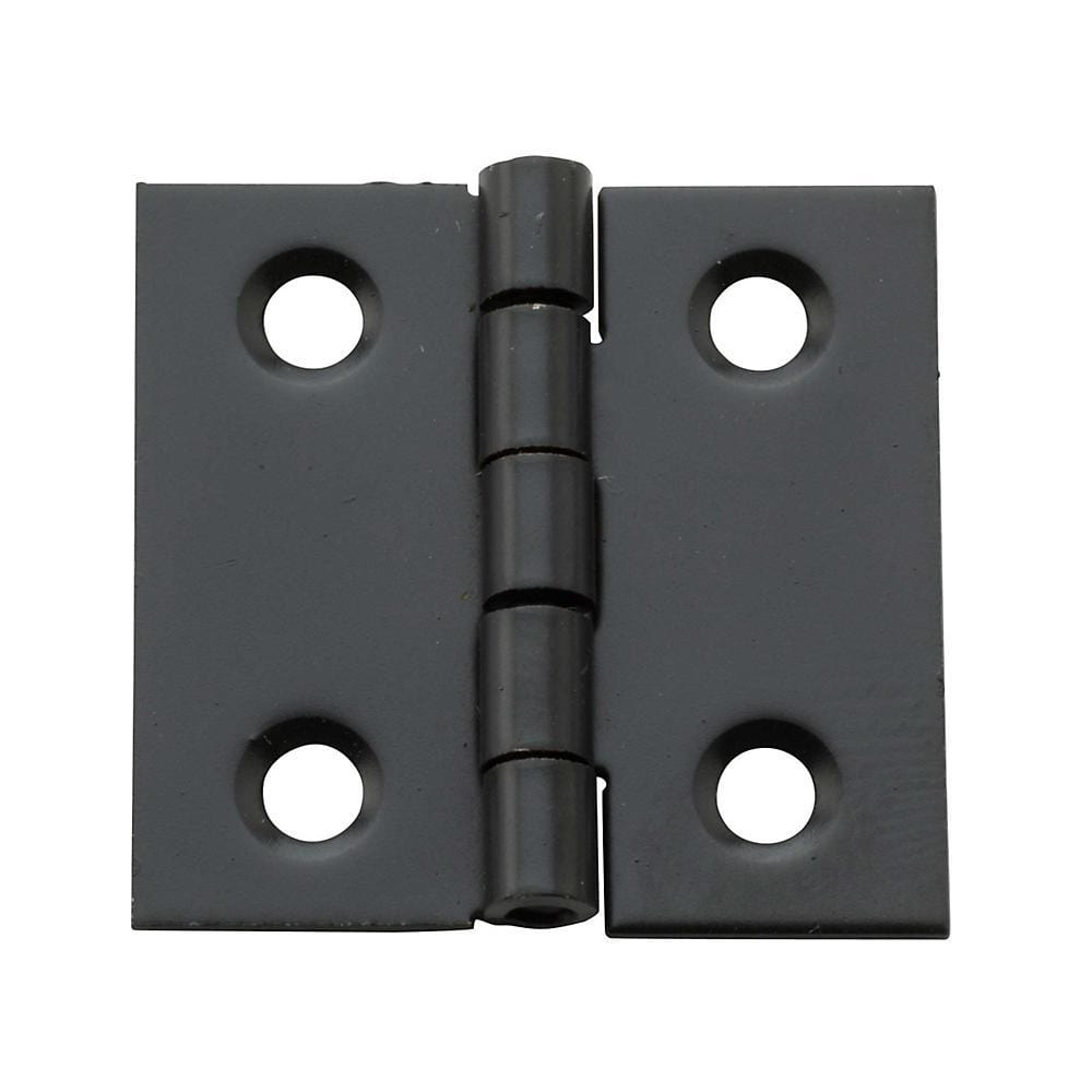 1" X 1" Small Broad Hinges - Oil Rubbed Bronze Finish - 4 Pack