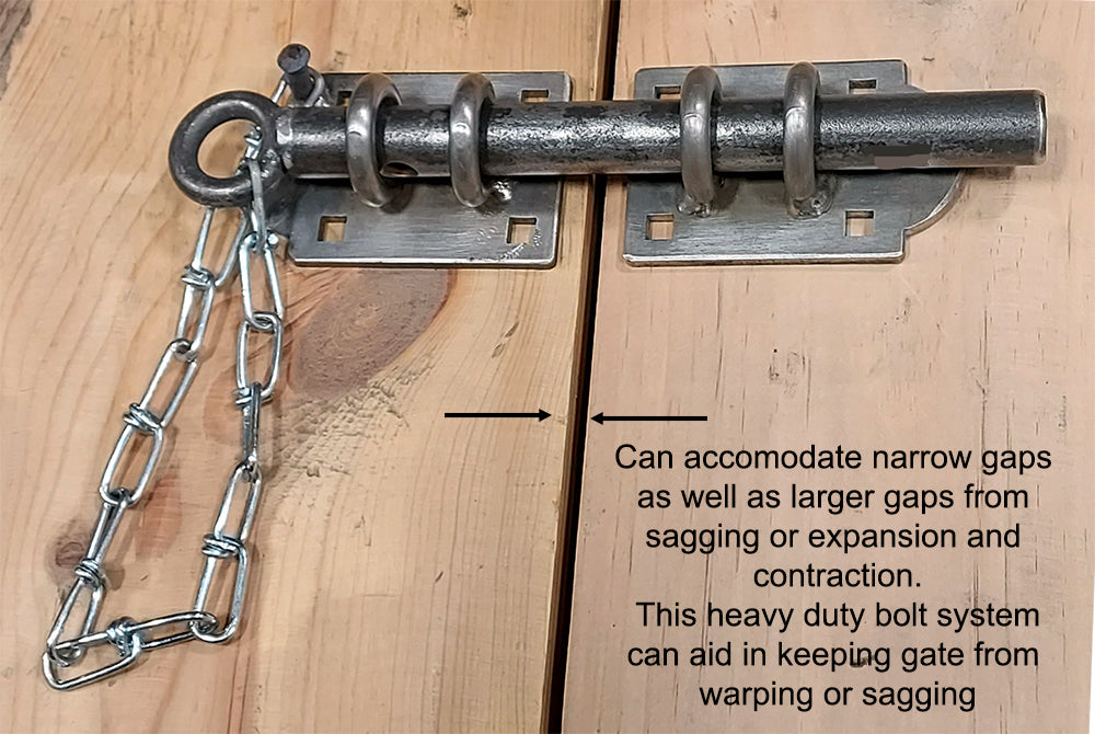 Adjustable Heavy Duty Surface Slide Bolt- Multi-Purpose