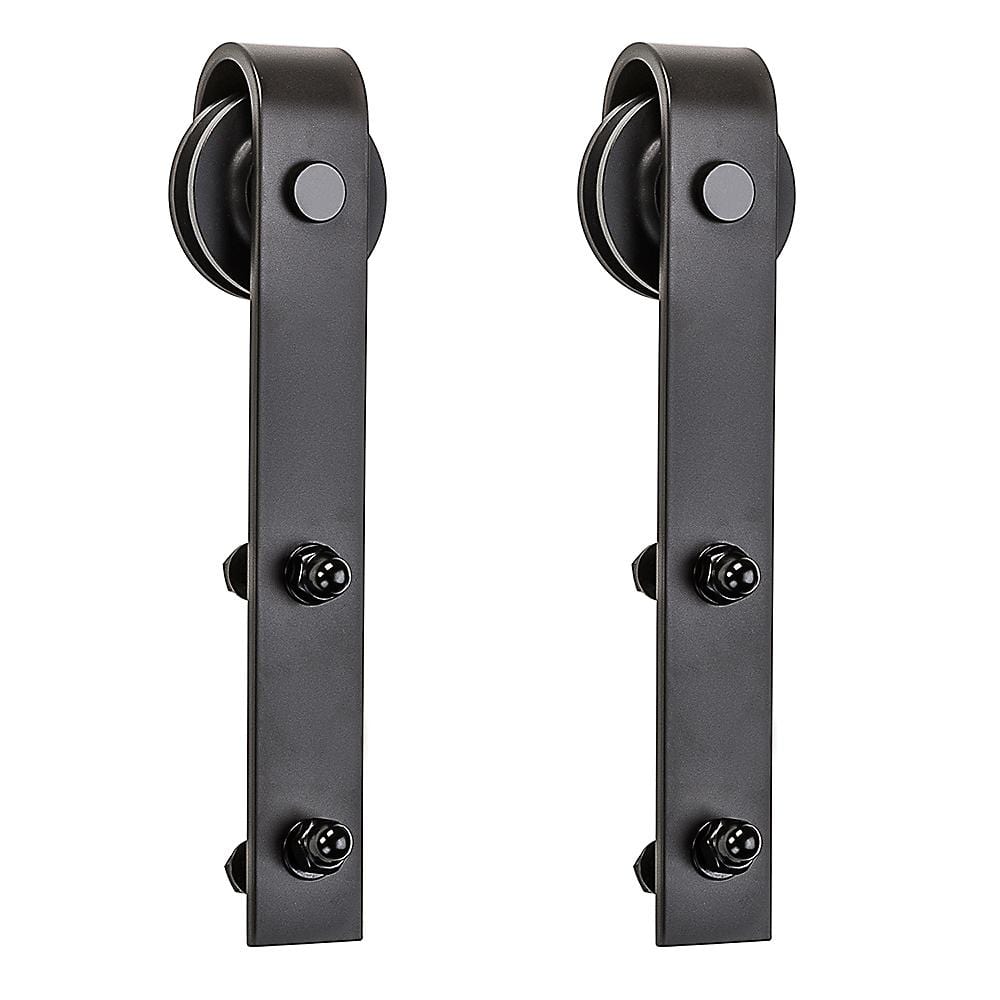 Barn Door Hardware - Sliding Door Hardware Strap Hangers - Oil Rubbed Bronze