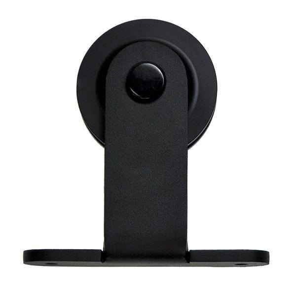 Barn Door Hinges Hardware Kit Gage Style for Doors 30 Inches to 38 Inches Wide Black