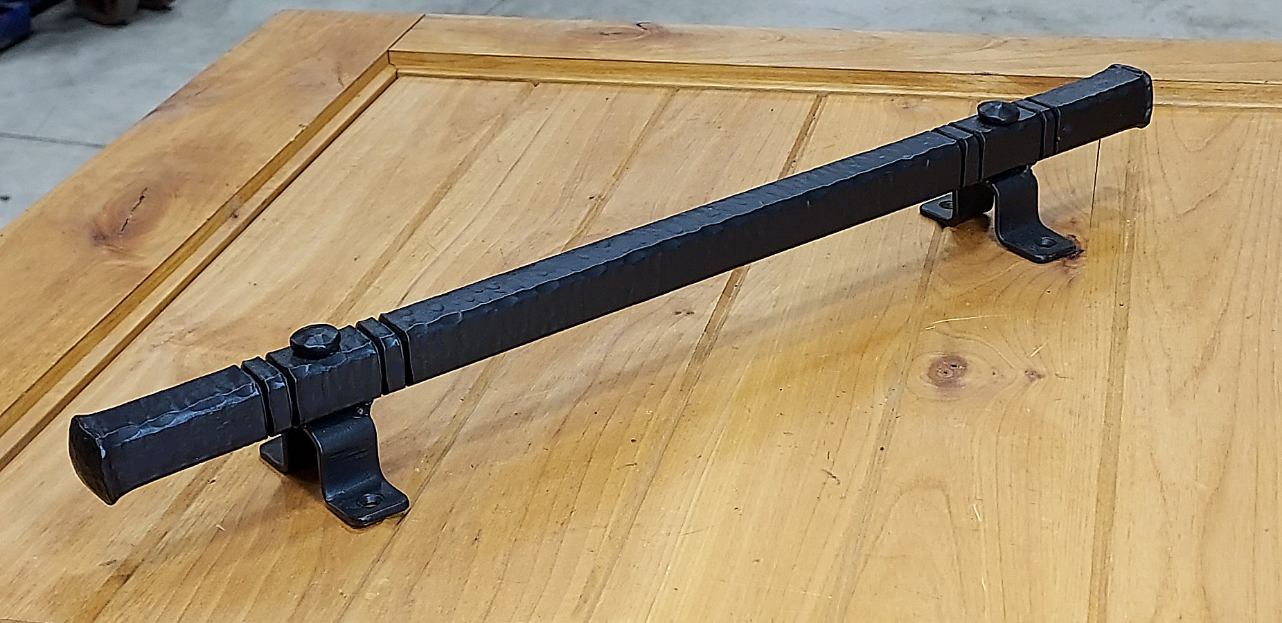 Large Bridge Door Pull Barn Door Handle 22 inches - Wild West Hardware