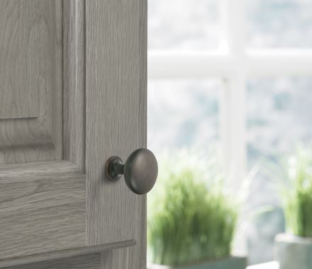 Cabinet Knobs - Edona Series - 1-1/4" Inch - Oil Rubbed Bronze Finish - Sold Individually