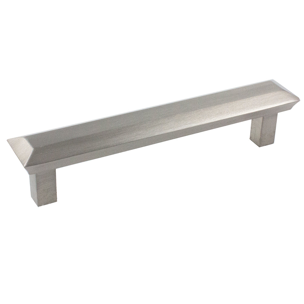 Cabinet Pulls - Contemporary Beveled Style - 4" Inch to 6" Inch Sizes Available - Multiple Finishes Available - Sold Individually