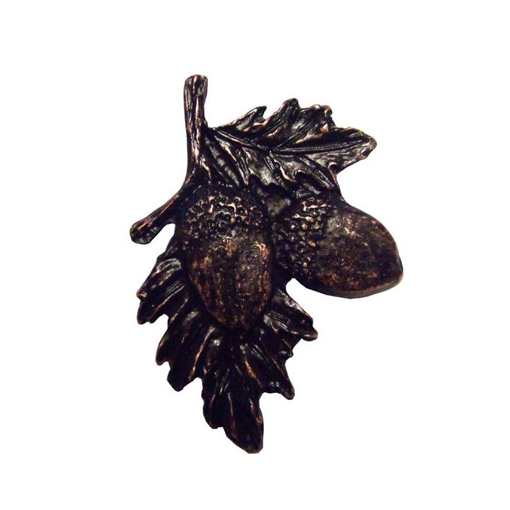 Cabinet Knobs - Rustic Acorns on Branch - Oil_Rubbed_Bronze