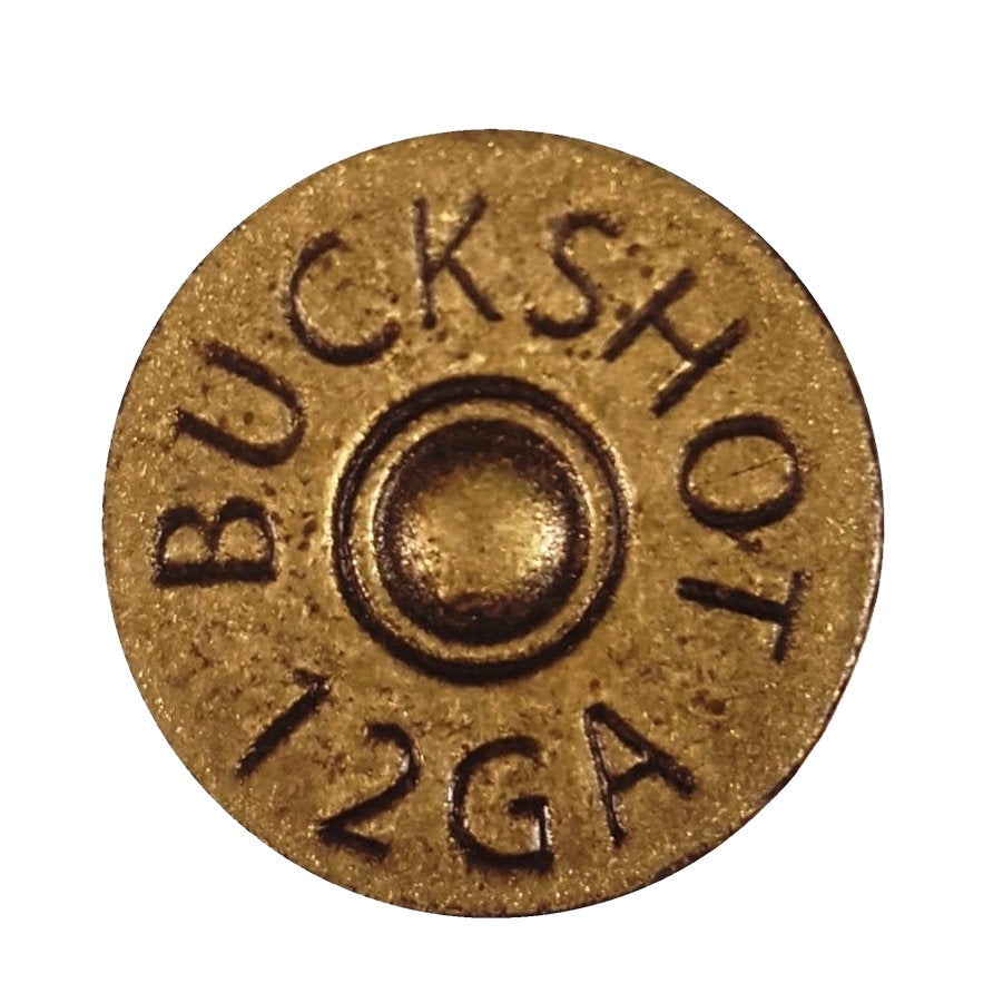 Cabinet Knobs - Rustic / Lodge Shotgun Shell - 1.25" Inch x 1.25" Inch - Multiple Finishes Available - Sold Individually
