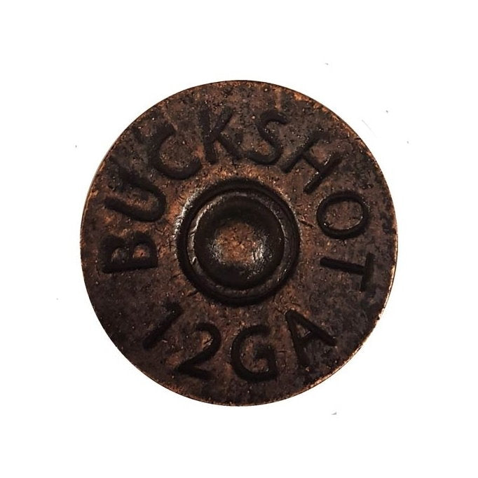 Cabinet Knobs - Rustic / Lodge Shotgun Shell - 1.25" Inch x 1.25" Inch - Multiple Finishes Available - bronze