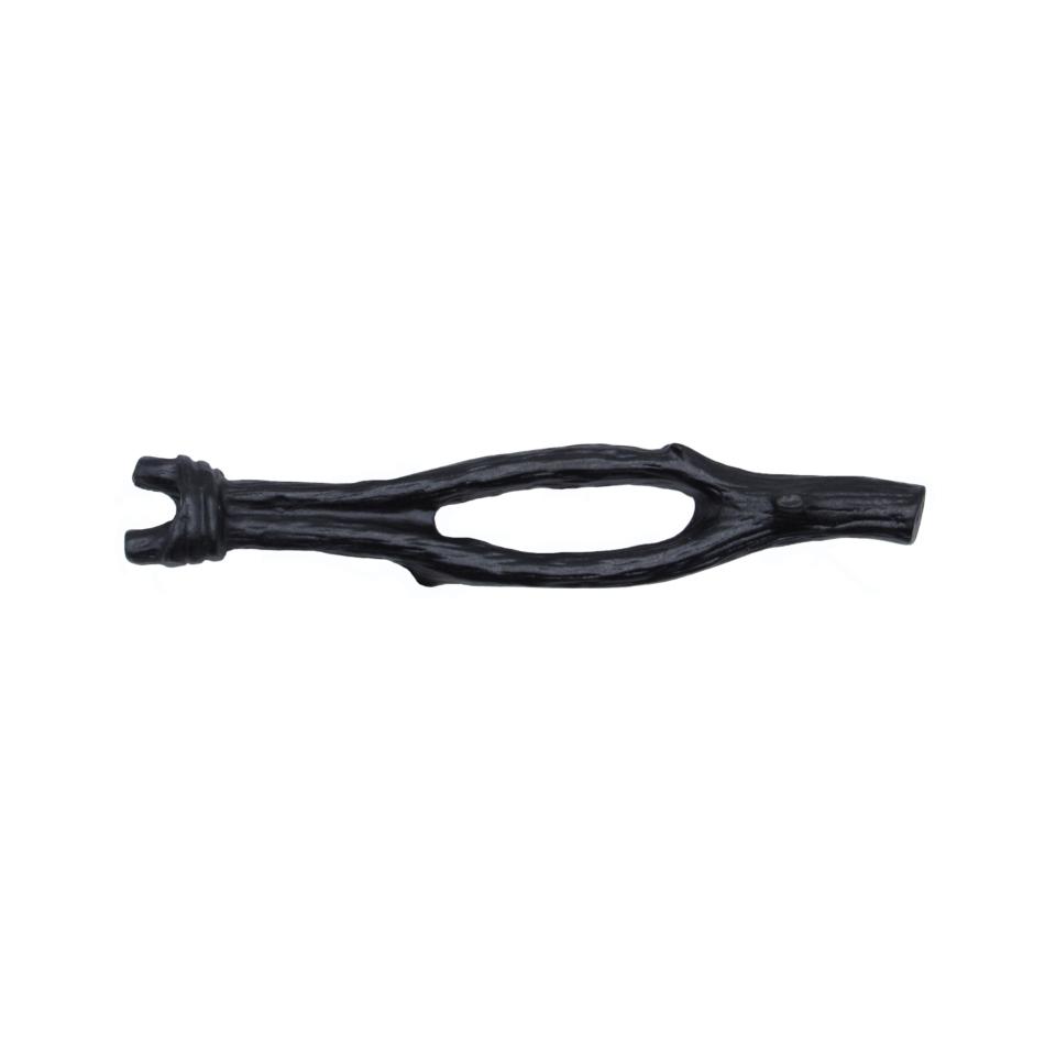 Rustic large twigs cabinet pulls in Matte Black