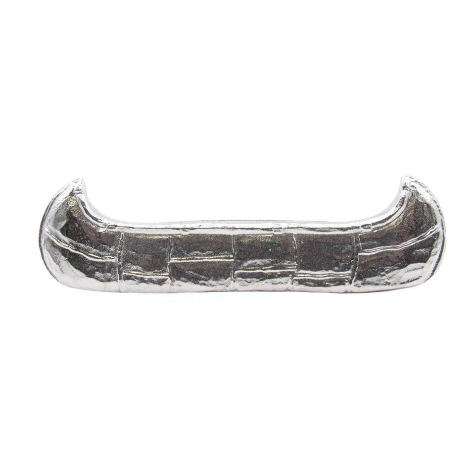 Rustic lodge canoe cabinet pulls in Nickel