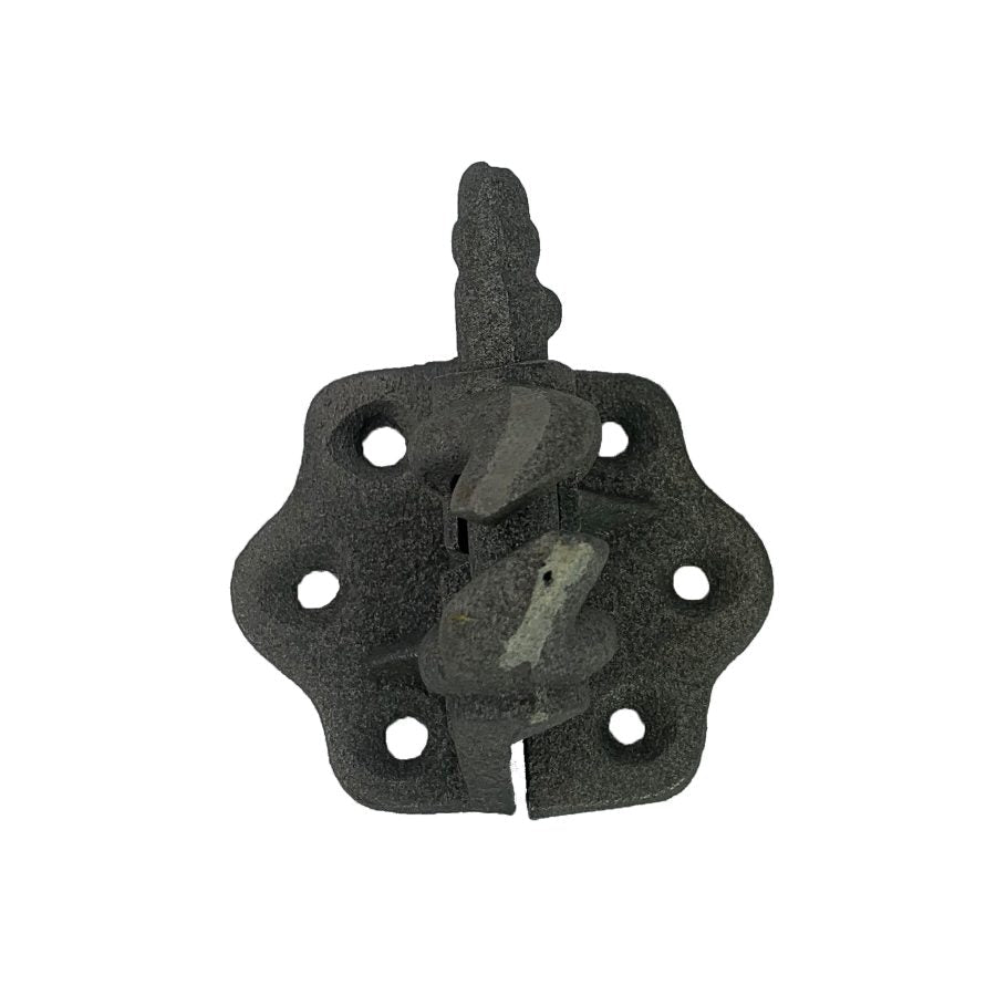 Clark&#39;s Tip Surface Shutter Hinges - 1-1/4&quot; Inch or 3-1/4&quot; Inch Throw - Raw Cast Iron - Sold as Set