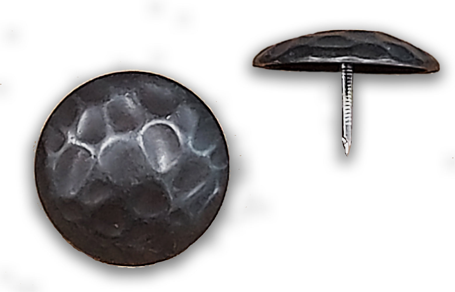 Premium Round Clavos - 1 1/2" Oil Rubbed Bronze (Bulk Sale)- Wild West Hardware-2