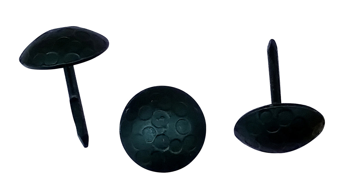 Round Clavos - 3/4" dia. Distressed - Matte Black (25 pack) - Wild West Hardware
