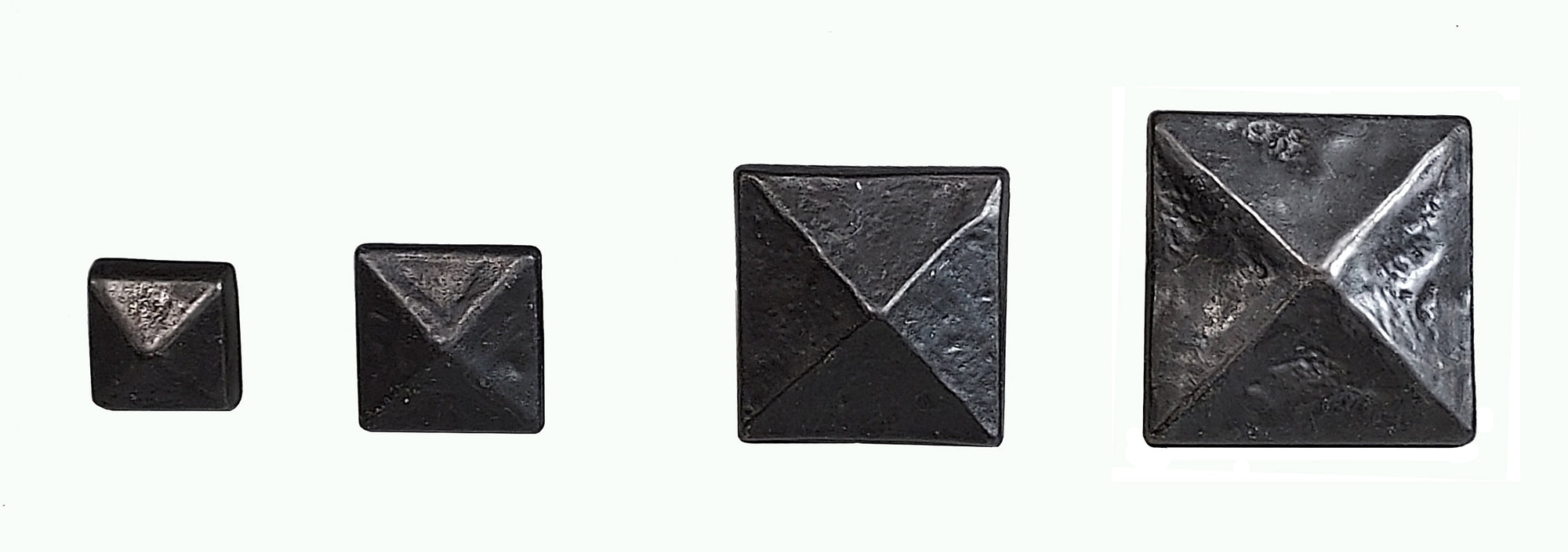 Decorative Nail Pyramid Shape - Oil Rubbed Bronze (near black) - 4 - Wild West Hardware
