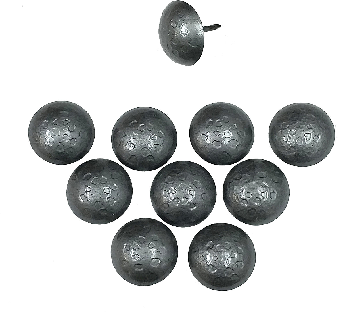 Clavos , Decorative Nails, 1&quot;  with lightly distressed look, Pewter finish (Various pack sizes) - Wild West Hardware