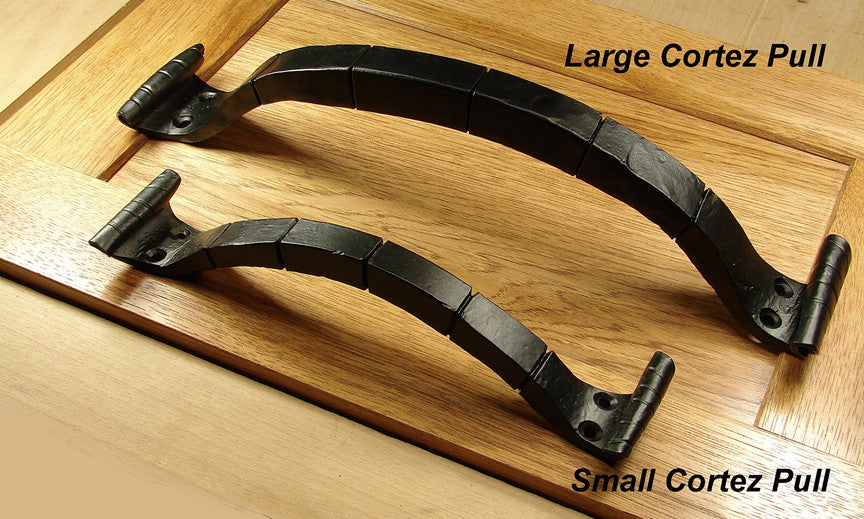 Cortez Pull, Small, Decorative Door Pull - Barn Door handle - Wild West Hardware