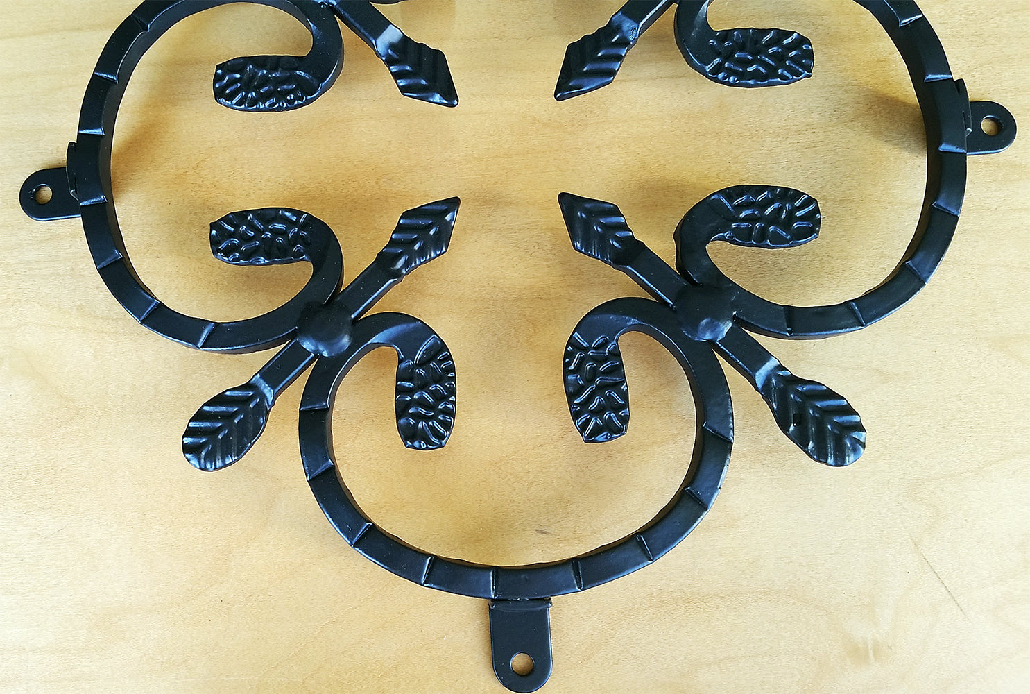 Closeup of Window Deco Grille 1-B, Gate or Door Grille Decoration - Wild West Hardware