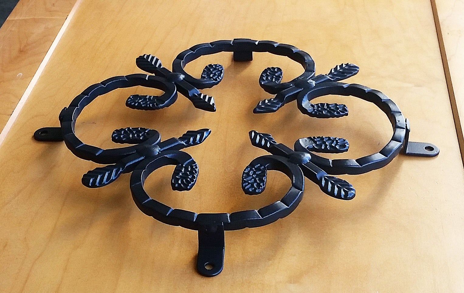 Window Deco Grille 1-B, Gate or Door Grille Decoration - Sideview -Wild West Hardware