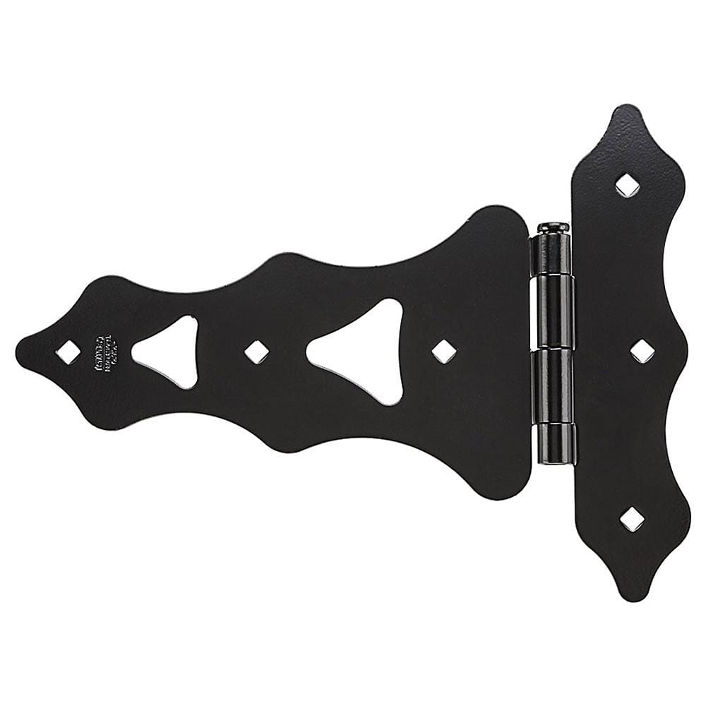 Spear T-hinge - heavy duty - black - 13 inches