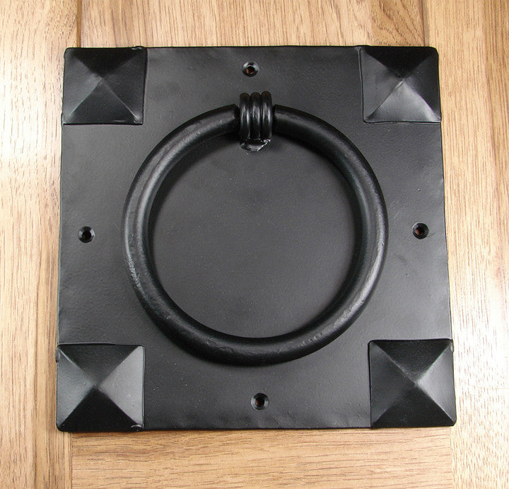 Door Knocker-Large with pyramid accents - Wild West Hardware