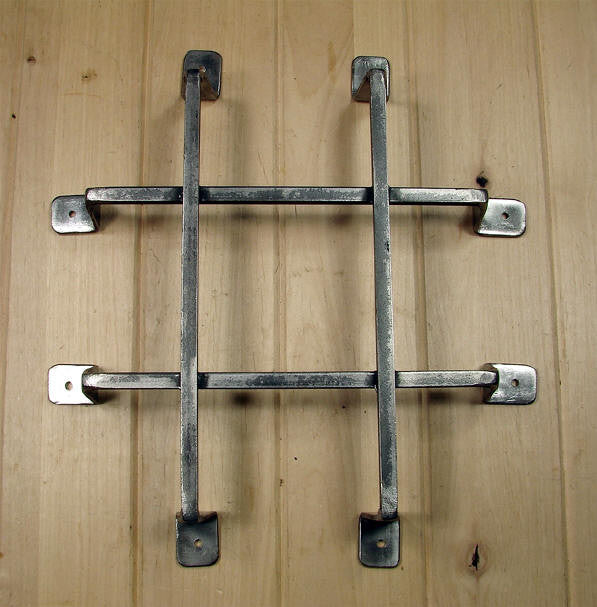 Economy Rustic Speakeasy Grill Flat Tipped - unfinished - Wild West Hardware