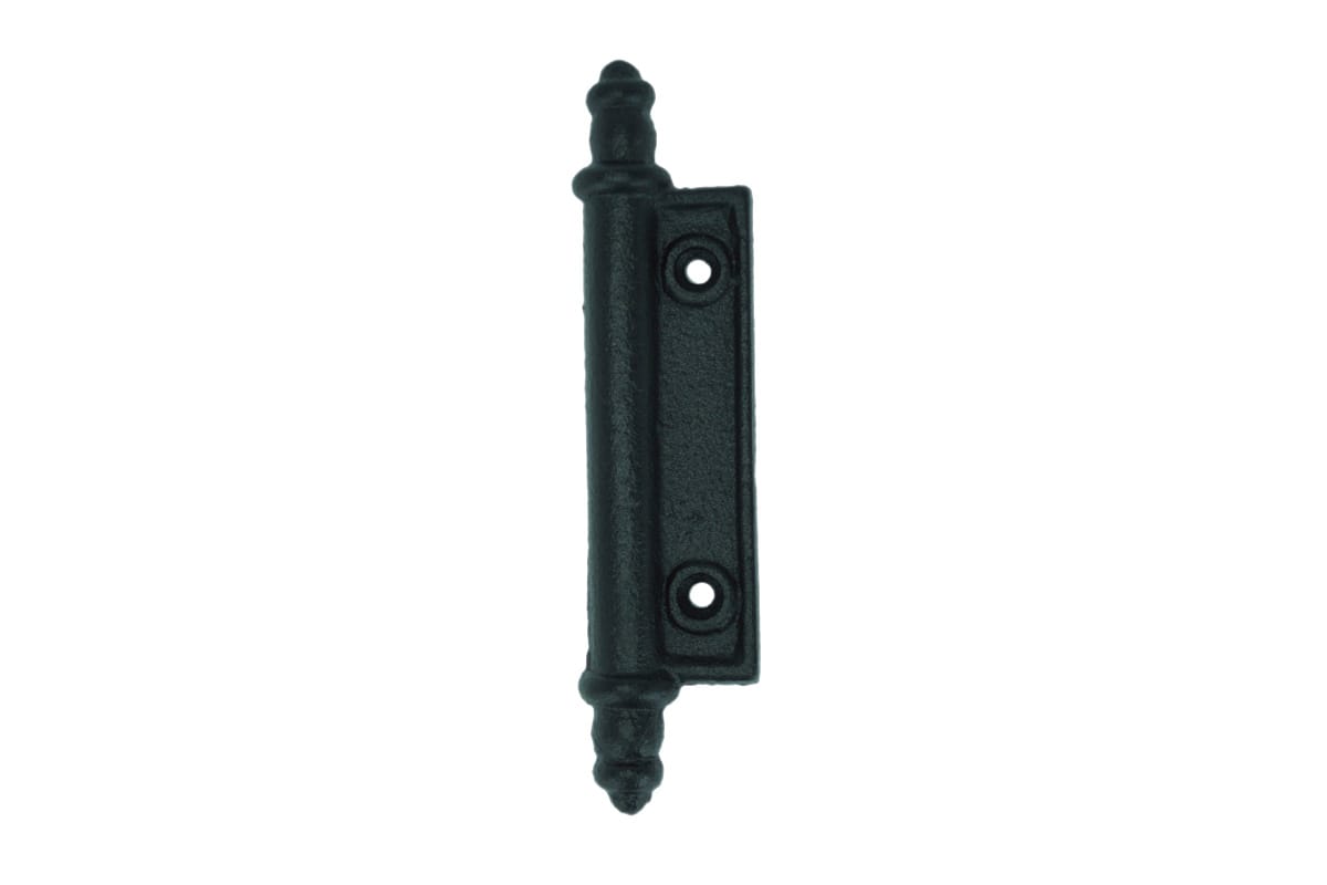 Faux Shutter Hinges - 4-1/2&quot; Inch x 1&quot; Inch - Cast Iron - Black Powder Coat - Sold Individually