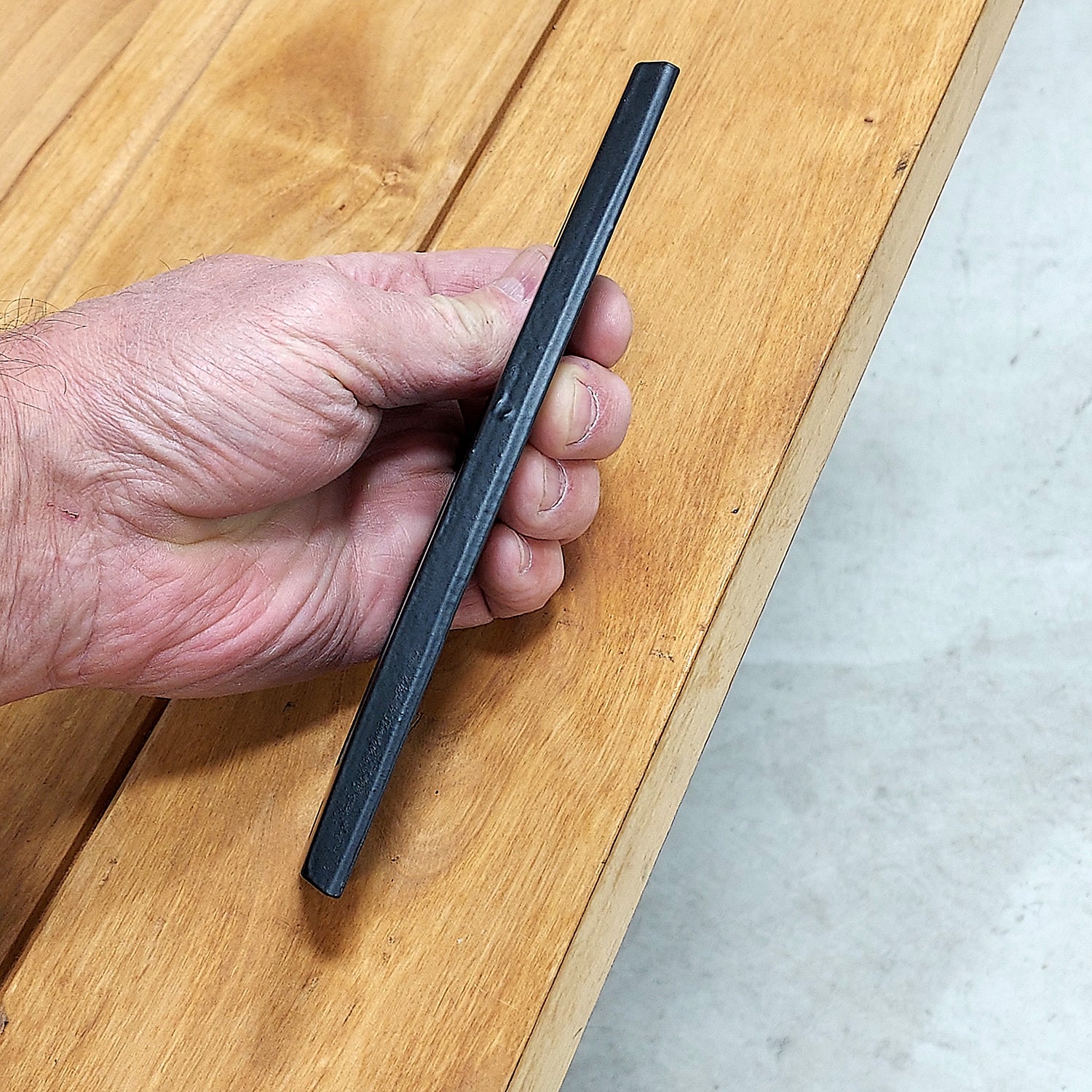 Flush Pull Barn Door Handle Handle -7 Inch - Sleek Modern Finger Pull Handle  - "Easy Mount" Multiple Finishes Available